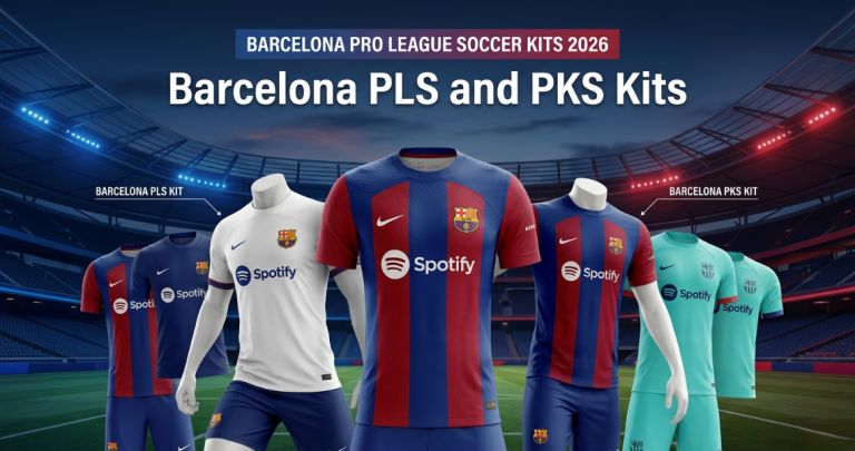 Barcelona Pro League Soccer Kits 2026 – Barcelona PLS and PKS Kits