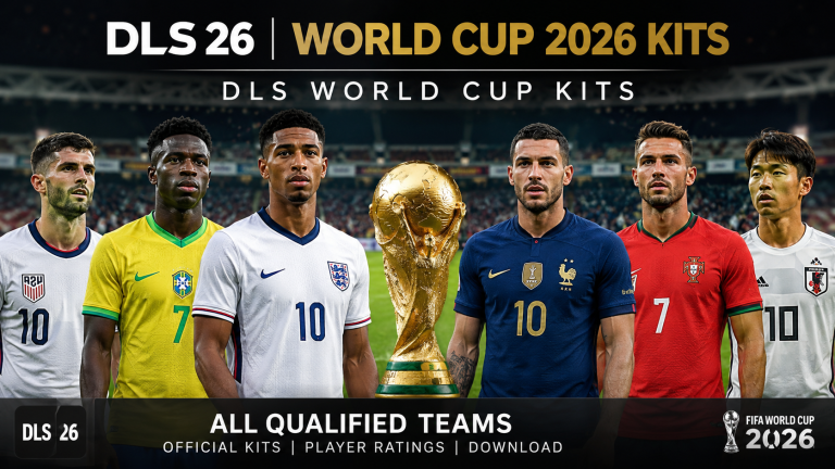 DLS 26 World Cup 2026 Kits | DLS World Cup Kits
