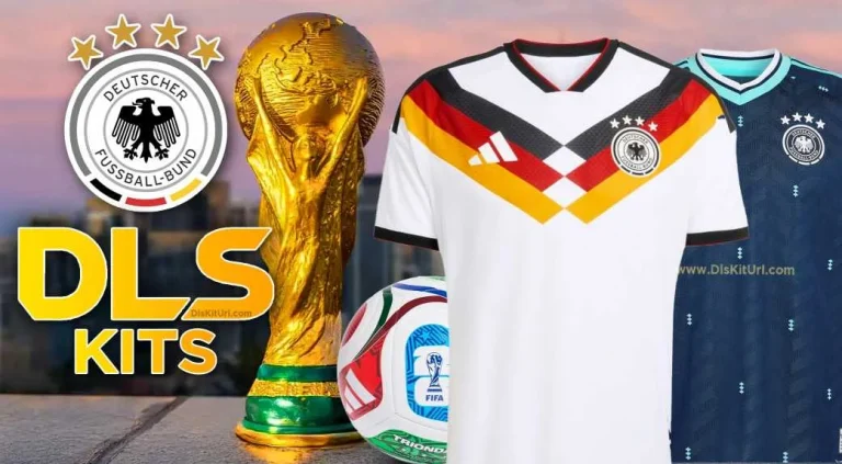Germany World Cup DLS 26 Kits: Home, Away, Goalkeeper Kits & Logo Guide