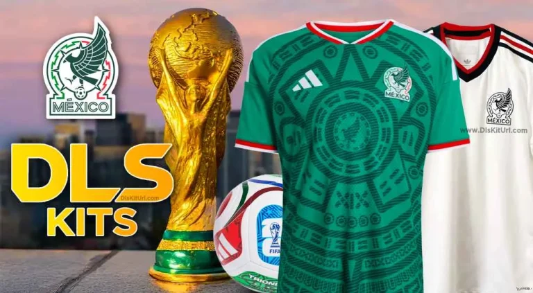 Mexico World Cup DLS 26 Kits – Mexico Logo, Home, Away, and Goalkeeper Kits for Dream League Soccer 2026