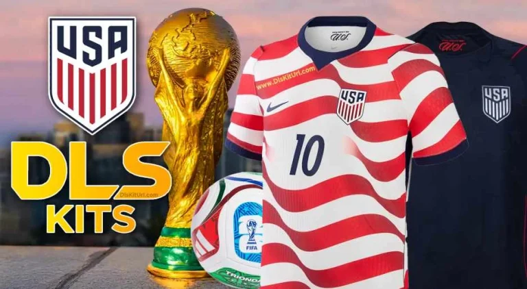 USA World Cup DLS 26 Kits: Home, Away, Logo & Fantasy Designs for Dream League Soccer 2026