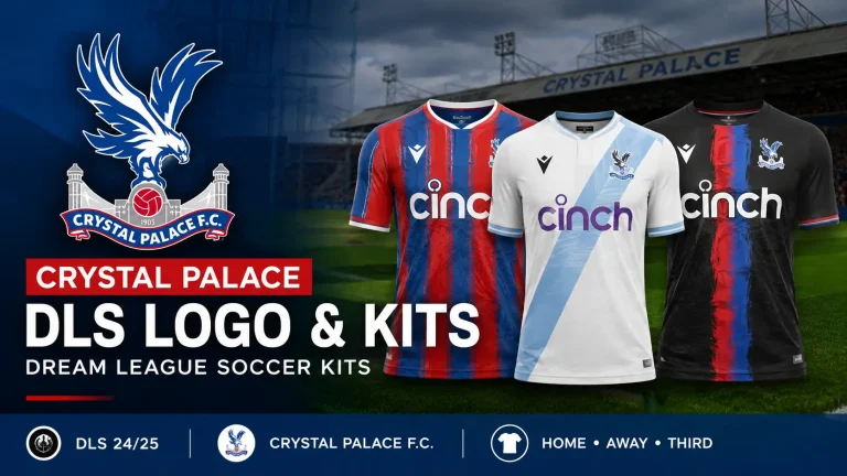 Crystal Palace DLS Logo & Kits — Dream League Soccer kits